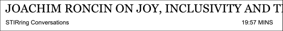 Joachim Roncin on joy, inclusivity and the French spirit	