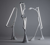 A century-old roof morphs into organic lamps in Studio Kloak's 'Cypress' collection