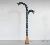 Lyrical ceramic forms frame the plinth for material experimentation at REM Atelier