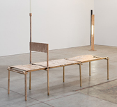 Nifemi Marcus-Bello draws on Africa's culture in coppery 'Whispers of a Trail'