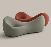 The Jean Nouvel Seating Collection by Coalesse echoes nature's spontaneity