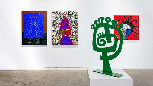 Looking Back and Forward with artist Victor Ekpuk at Aicon Gallery, New York