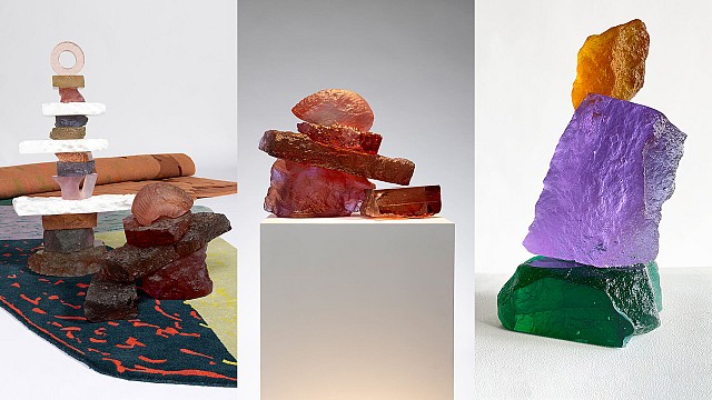 Glass meets textile in The Ground of Things by Dawn Bendick at Charles Burnand Gallery