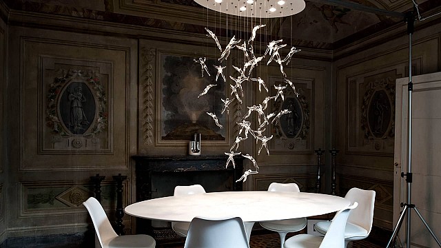 The Angel Falls Crystal Chandelier