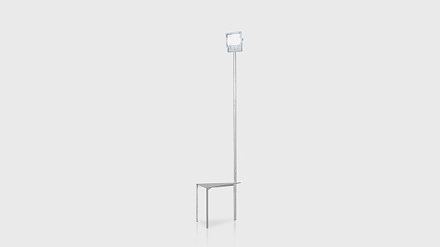 Beasts Triangle Side Table With Kugel Light