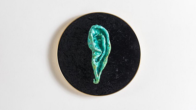 Copper Ear Sculpture