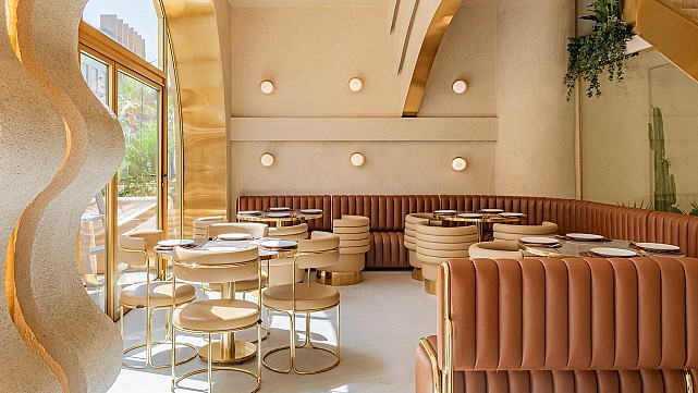 Masquespacio creates an oasis of light and sculptures in Riyadh with '8 Portions'