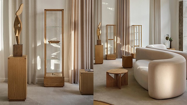 Framing craft and refinement in the AKVA Jewellery Showroom by Kristina Dam Studio