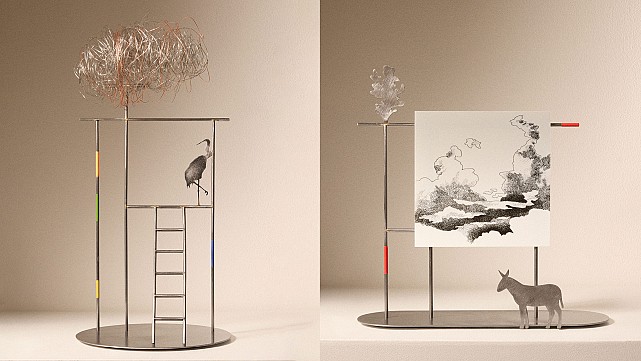 Mario Trimarchi installs cloud sculptures at Paula Seegy Gallery for Fuorisalone 2026