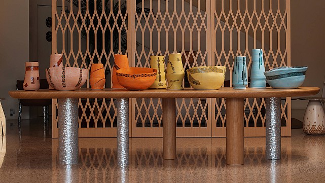 Nada Debs launches WA Collective with the Traces ceramic collection by Lina Shamma