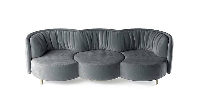 Wave sofa / threeseater
