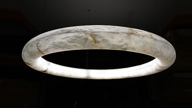 Alabaster Oslo Cable Pendant Light