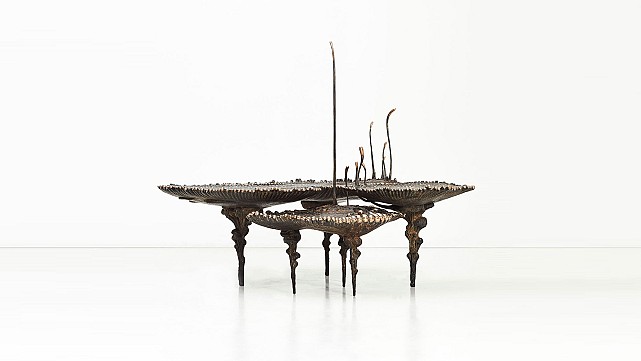 Archeoflavus Tripartitus (Turnin Pattern Coffee Table)