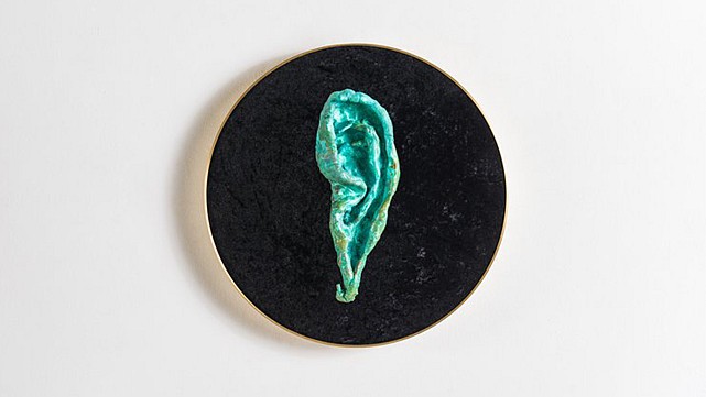 Copper Ear Sculpture