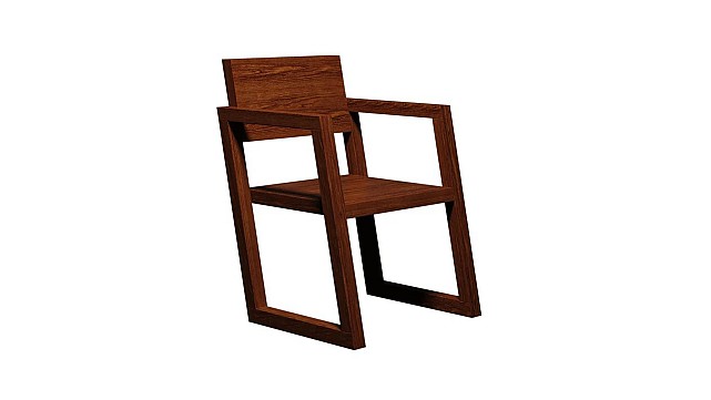 Italic Chair in Brown
