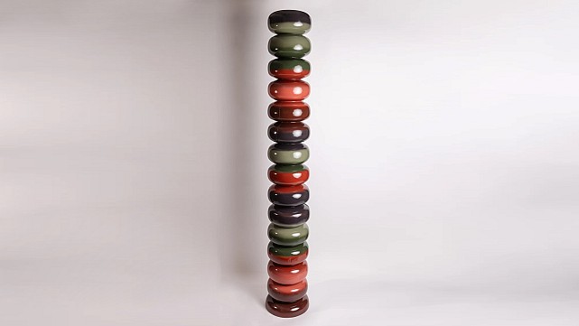 Burgundy Sculpture