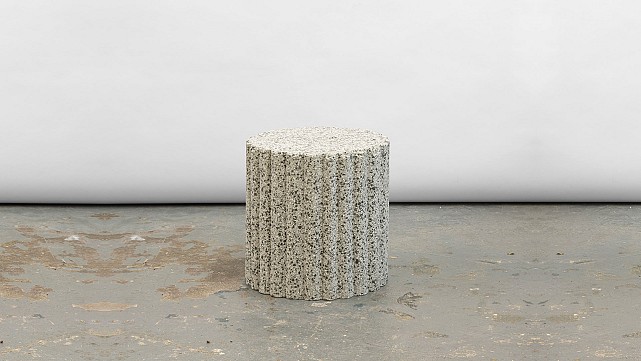 Stool in Granito Verde Antico, 2025