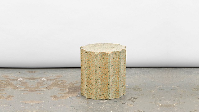 Stool in Unakite, 2025