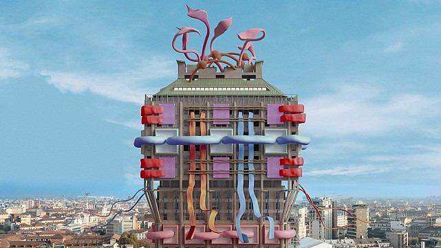 Torre Velasca, the subject of a restoration developed by Hines, is the protagonist of the first digital installation in the history of Fuorisalone