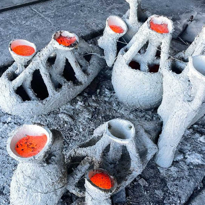 Stanislaw Trzebinski underlines global climate crisis in evocative sculptural work