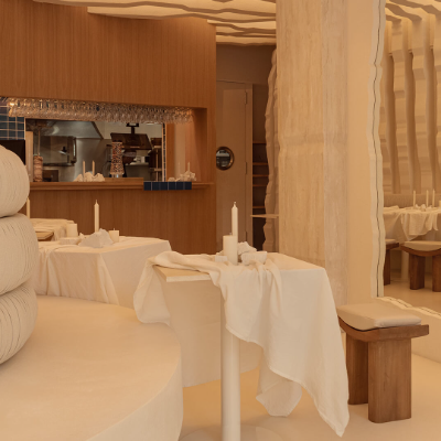 Myth meets contemporary design in Egeo souvlaki restaurant by Masquespacio
