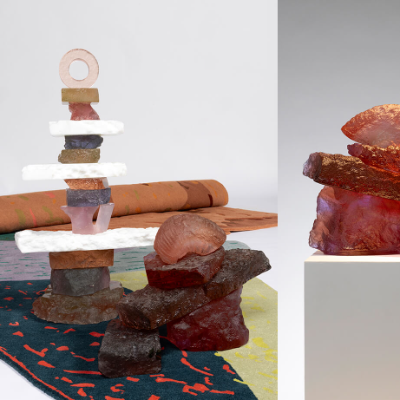 Glass meets textile in The Ground of Things by Dawn Bendick at Charles Burnand Gallery