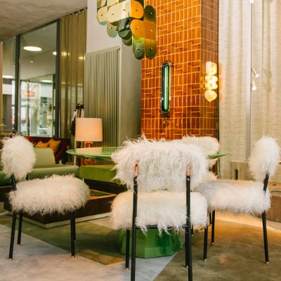 Nilufar curates the interiors of Showroom Stephanie Thatenhorst in Munich, Germany