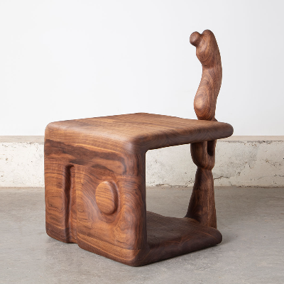 Sculptural Bed Side Table