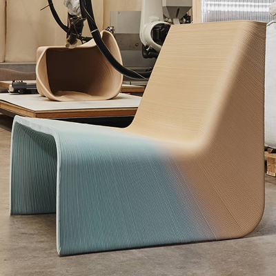 The New Raw turns plastic waste into limited edition chairs