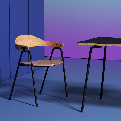 Otto armchair by Alejandro Villarreal for Hayche is as poised as it is practical