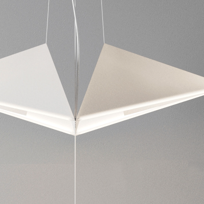 KIDZ creates a lamp from a lizard-head origami prototype