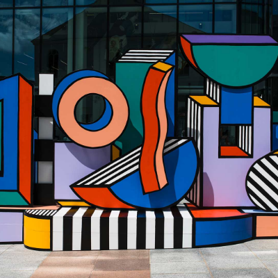 Camille Walala&rsquo;s latest installation references pop-art paintings