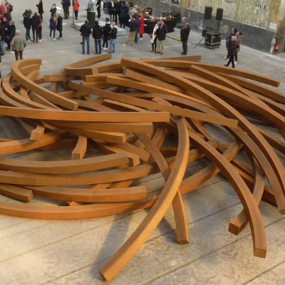 Bernar Venet presents at Berlin&rsquo;s former Tempelhof Airport