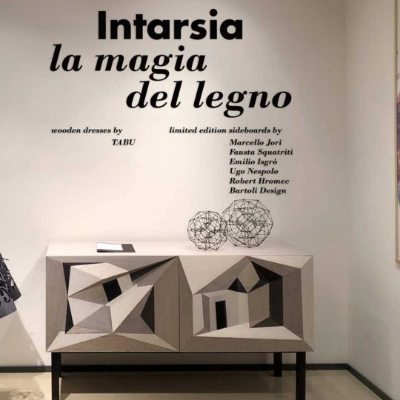 Laurameroni's 'Intarsia la magia del legno' is a capsule collection of dresses and furniture