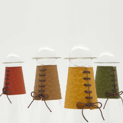 Nada Debs&rsquo; Horizon Collection is an experiment in leather marquetry