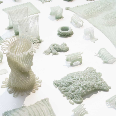 Sarah Roseman creates Soft Silica knitted out of glass fibres