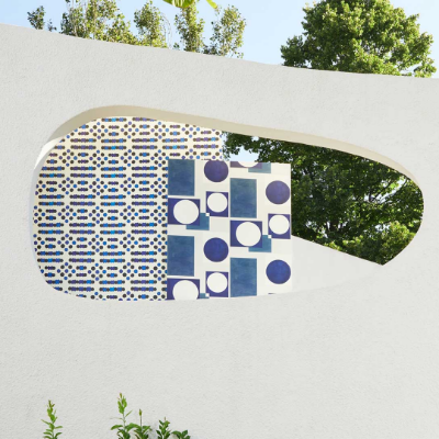 Diptyque collaborates with C&eacute;cile Figuette to create bold wall coverings