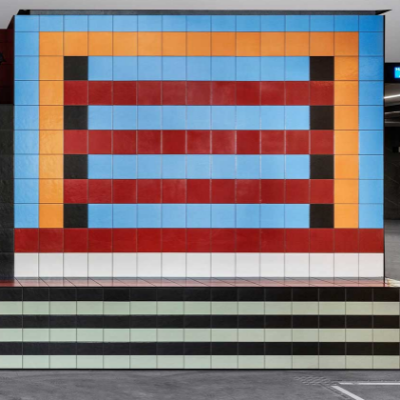 Mutina x Nathalie bring alive Vittoria subway with ceramic installations