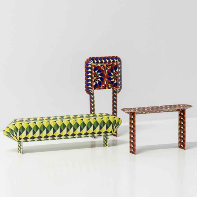 Adam and Arthur's &lsquo;Exquisite Corpse&rsquo; uses dyed straws to bring furniture to life