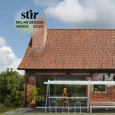 Extremis Milano invites Salone visitors to a Belgian backyard party