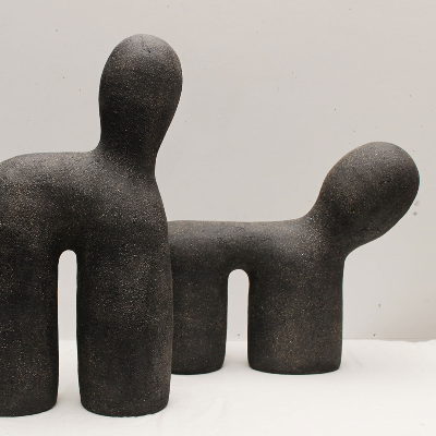 Elisa Uberti's ceramics evoke the nurturing spirit of cocoons