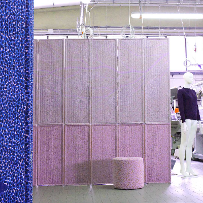 Lanzavecchia + Wai x Shima Seiki fabricate textile walls for Techtextil 2022