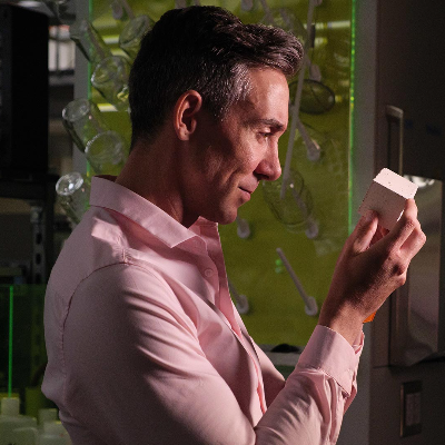 This algae-grown limestone envisions a carbon neutral future of construction
