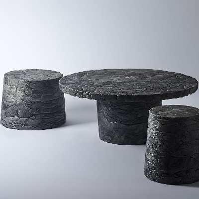 The &lsquo;Refoam&rsquo; series by we+ features furniture crafted with recycled Styrofoam