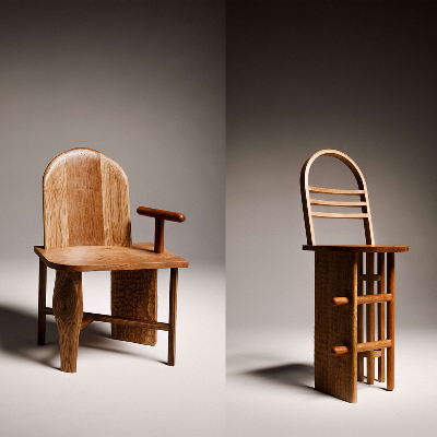 Piece & Quiet: a series of d&eacute;coupe chairs by Nathaniel Wojtalik