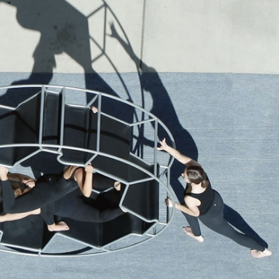 ZERO.GRAVITY by AN.ONYMOUS is a rotating amalgam of modernist icons