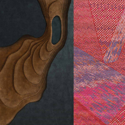 Japanese weave to Ghazni wool: seven rugs for living room that render material tactility