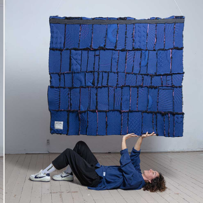 OBJECT Rotterdam exhibited repurposed textile art by Nanette De Kool