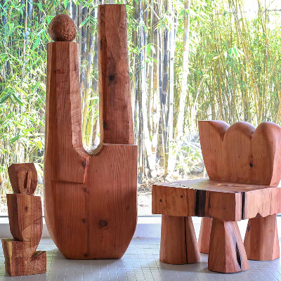 Vince Skelly strikes 'A Conversation with Trees' at the Claremont Lewis Museum of Art