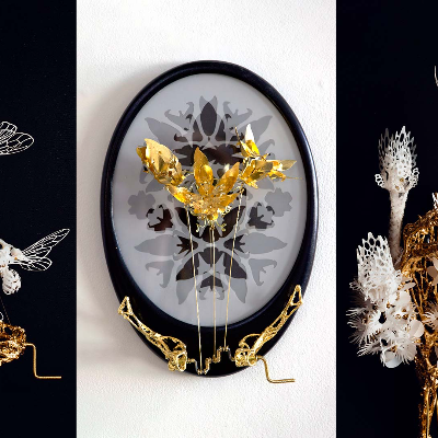 Carrion Blooms: Casey Curran crafts sculptures that blossom and flutter to life